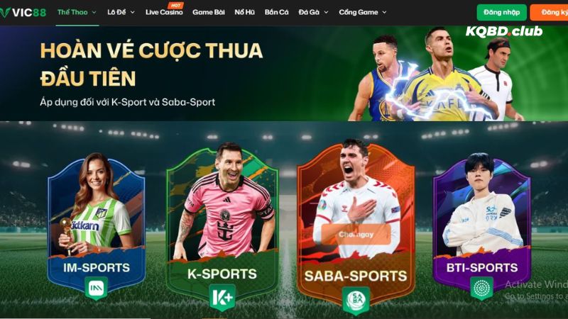 Cược thể thao thả ga