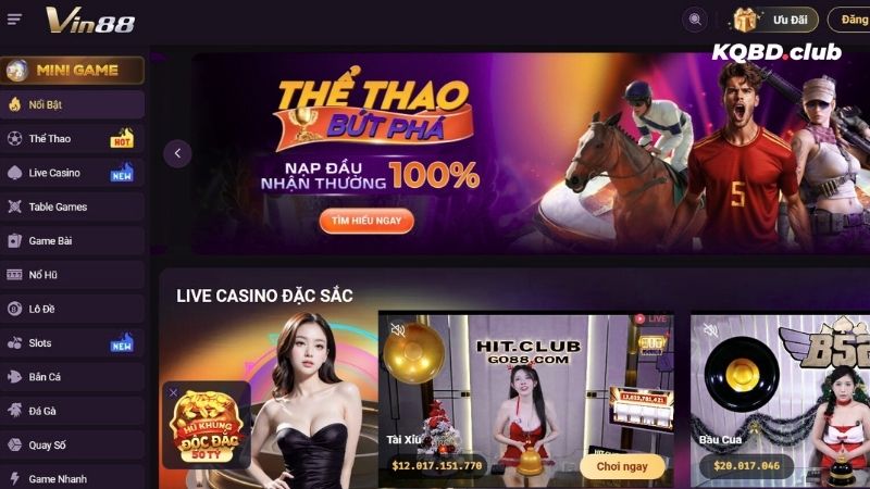 Tìm hiểu về nhà cái cá cược trực tuyến VIN88